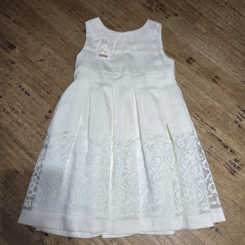 Mayoral Cream Kids Formal Dress